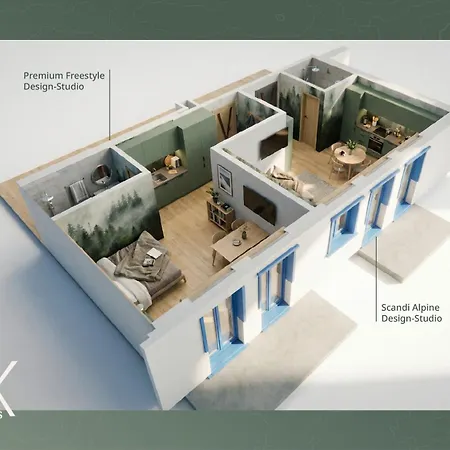 Freestyle Alpine Design-studios - Pool, Parking & Balcony In Center By Bluehills Vacations Apartament