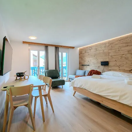 Freestyle Alpine Design-studios - Pool, Parking & Balcony In Center By Bluehills Vacations Laax